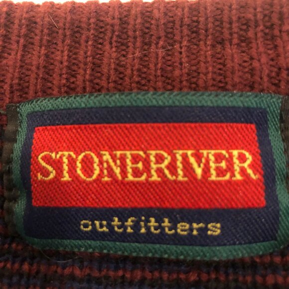 Vintage Stoneriver Outfitters Nordic Geometric Sweater XL – Made in Korea - Picture 8 of 10